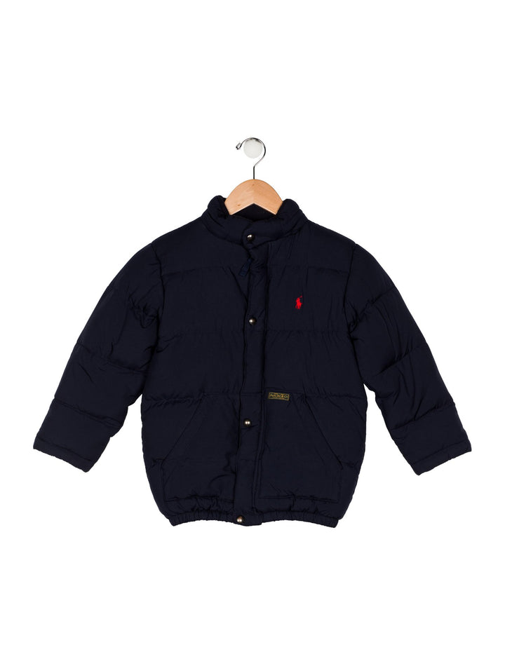 RALPH LAUREN Polo Navy Elmwood Down Hooded Jacket Coat Children