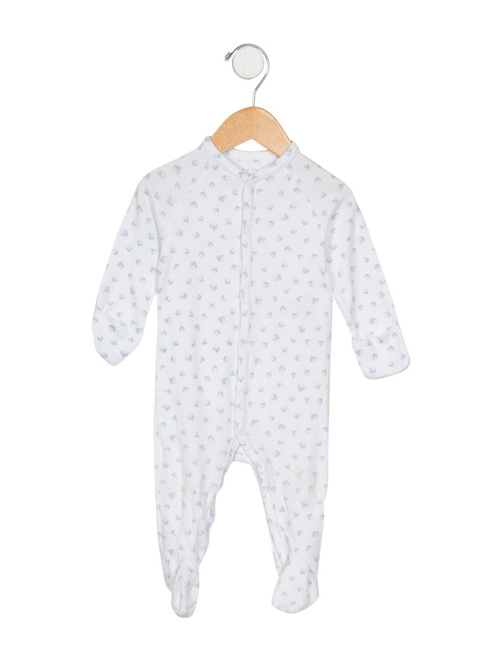 Ralph Lauren Boys' Printed Long Sleeve All-In-One Sleepesuit Outfit New Born NB children