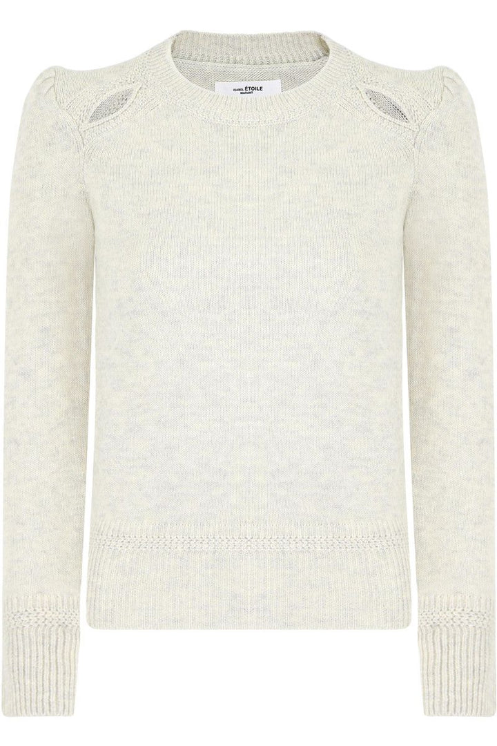 ISABEL MARANT ÉTOILE Klee Wool & Cotton Cutout Sweater Jumper F 34 UK 6 US 2 XS ladies
