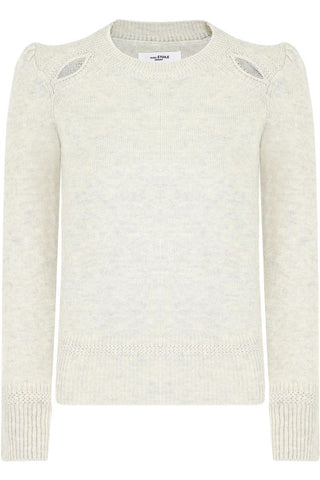 ISABEL MARANT ÉTOILE Klee Wool & Cotton Cutout Sweater Jumper F 34 UK 6 US 2 XS ladies