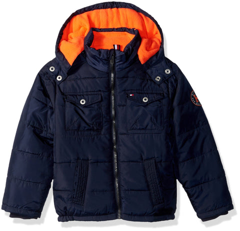 Tommy Hilfiger Little Boys' Alexander Puffer Jacket Size 12 month children