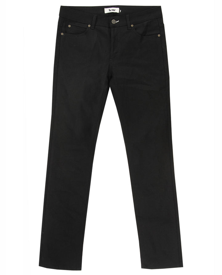 ACNE JEANS Black Hex Denim Skinny Jeans SIZE 26 / 32 ladies
