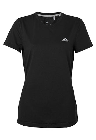 Adidas Women's Slim fit Black T Shirts SIZE S SMALL ladies