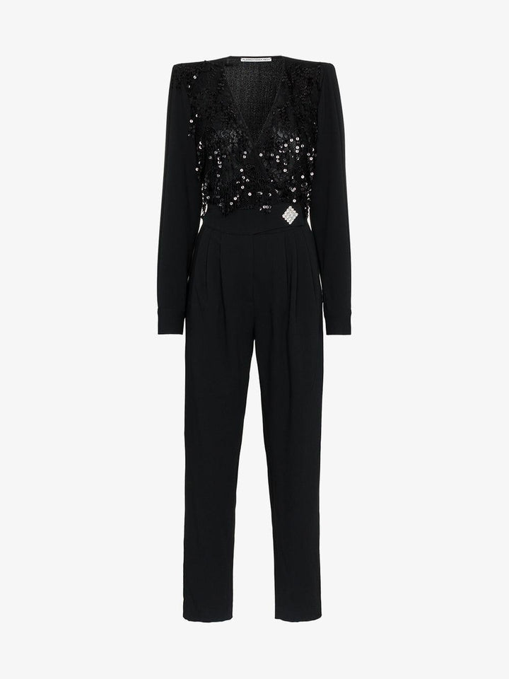 Alessandra Rich Wool Jumpsuit Size 41 UK 10 US 6 ladies