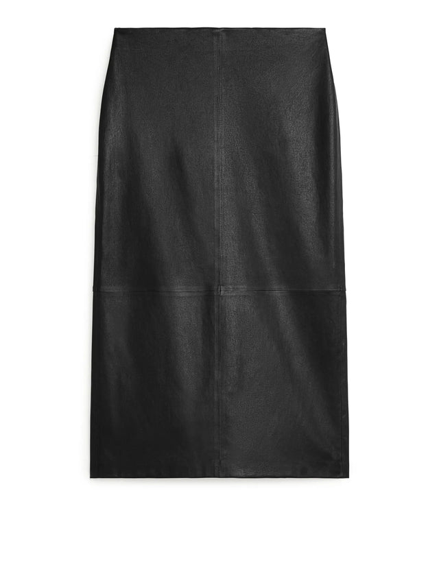 MOST WANTED Boss HUGO BOSS Black Leather Pencil Skirt D 36 UK 8 US 4 I 40 ladies