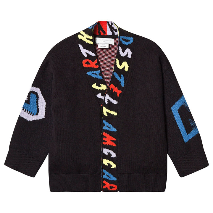 Stella McCartney 2020 KIDS Girls' Stella Letters Intarsia Knit Cardigan 8 years children