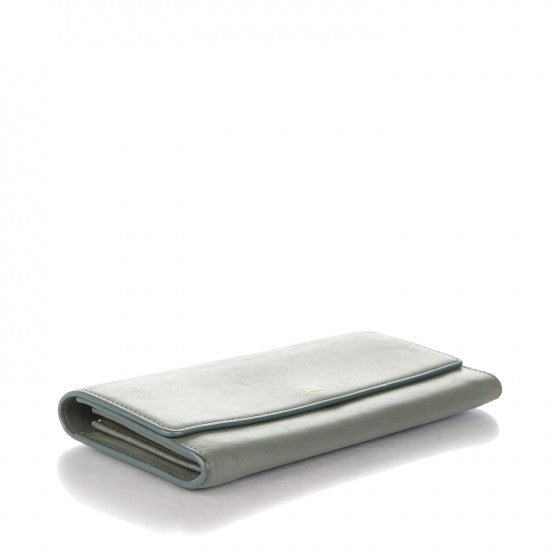 ICONIC CÉLINE Celine Phoebe Philo Lambskin Large Flap Multifunction Wallet ladies
