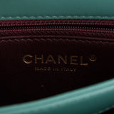 CHANEL Lambskin Quilted Small Trendy CC Flap Dual Handle Bag Green Handbag Ladies