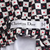 CHRISTIAN DIOR Multicoloured Silk Fantasie Dioramour Pyjama Top, UK 8 US 4 F 36 ladies