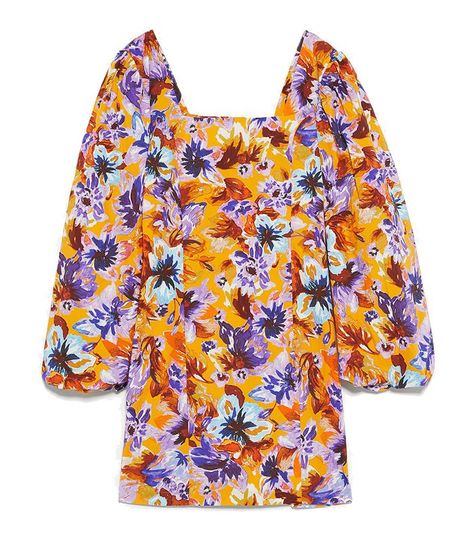 Zara floral puff sleeve dress SOLD OUT Size M medium ladies – Afashionistastore Zara floral puff sleeve dress SOLD OUT Size M medium ladies – Afashionistastore