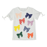 Stella McCartney KIDS Girls' Dorine Bow Organic Cotton T-Shirt children