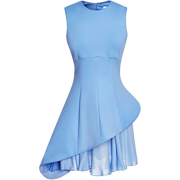 Cushnie et Ochs Neoprene Blue Dress Size 0 UK 4 ladies Afashionistastore Cushnie et Ochs Neoprene Blue Dress Size 0 UK 4 ladies Afashionistastore