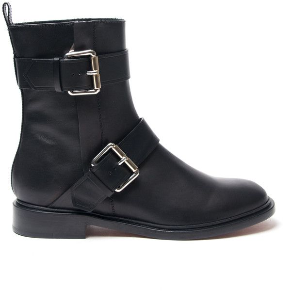 Proenza Schouler Double-buckle Moto Ankle Boots/Bootis Size 37 UK 4 ladies
