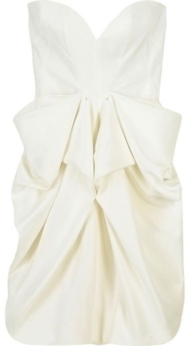Stella McCartney White Vell strapless dress I 40 UK 8 US 4 Gwyneth Paltrow ladies