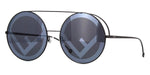 Fendi FF0285/S Oval Round Mirrored Sunglasses ladies