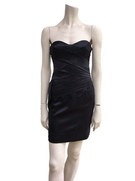 roberto cavalli silk mini dress Roberto Cavalli Runaway Silk Strapless Mini Dress Size I 38 UK 6 US 2 –  Afashionistastore