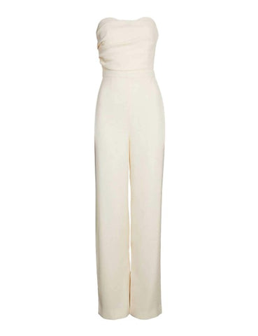 Reiss Womens Vianne bandeau crepe strapless jumpsuit Size UK 4 US 0 ladies