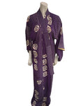 KISSHOTEN Purple Queen silk kimono Made in Japan ladies