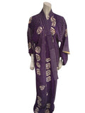 KISSHOTEN Purple Queen silk kimono Made in Japan ladies