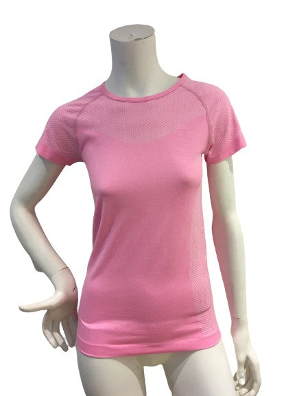 Workout Neon Pink Women's Slim fit T Shirts SIZE UK 10 / 12 ladies