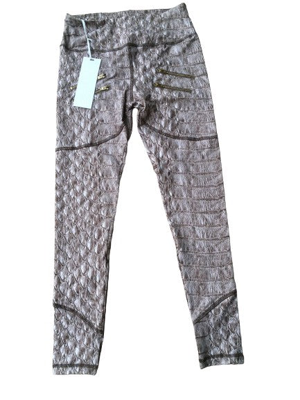 Varley Croc Crocodile Print Sport Legging Leggings Size S small ladies