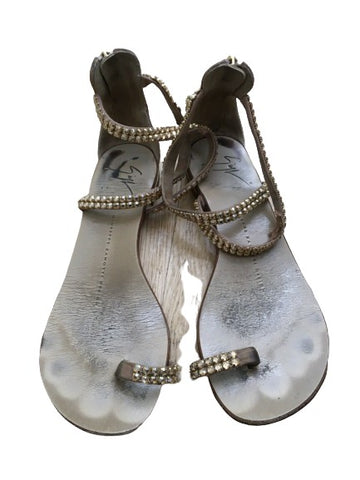 Giuseppe Zanotti sandals with embellishment shoes flats Size 35  ladies