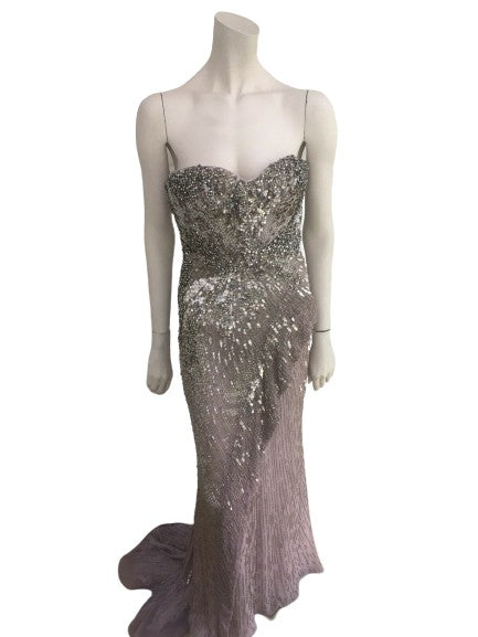 Roberto Cavalli Runaway Embellished Corset Dress Gown RED CARPET I 40 –  Afashionistastore