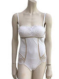 LA PERLA White Zephyra Bodysuit Size 34 B IT 2 ladies