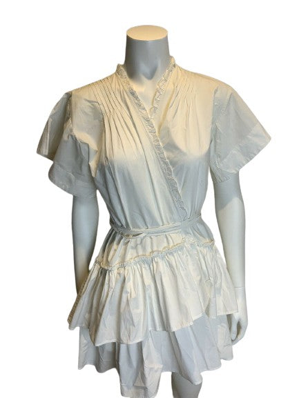 Marissa Webb White Wrap dress in white Size XS ladies Afashionistastore Marissa Webb White Wrap dress in white Size XS ladies Afashionistastore