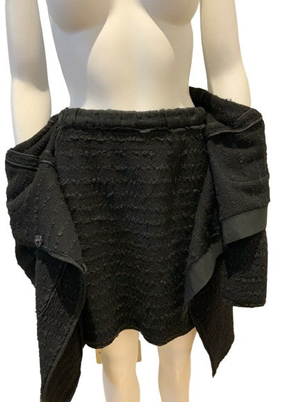 Dolce & Gabbana D&G Black Tweed Mini Skirt I 42 UK 10 US 6 ladies