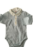 Trudi Baby Boy Knit Growsuit Overcast Stripe All in One Body 3-6 month 60 cm children