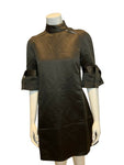 Black Emporio Armani Runaway Black Mini Dress Size I 42 UK 10 US 6 ladies