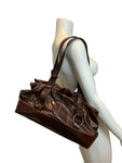 Coccinelle Hobo Brown Bag Tote Handbag ladies