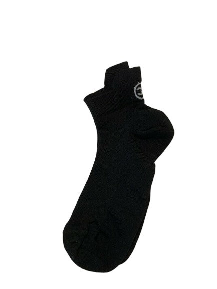 CHANEL Black CC Socks NWT 1 Pair Rare SOLD OUT Workout Sport Tennis M medium ladies