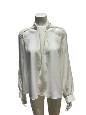 CANAL MOST WANTED Cut Out Silk Blouse Size P XS ladies
