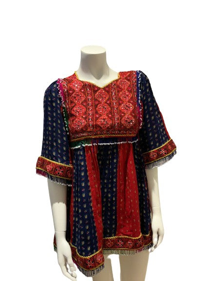 Hand Made Beaded Boho Indian Festival Gypsy Hippie Dress Size XXS ladi –  Afashionistastore