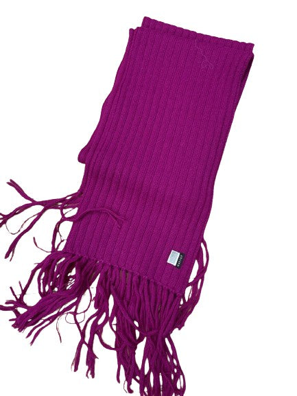 JOSEPH Women’s Long Pure Alpaca Knit Fuchsia Scarf Shawl 240 cm ladies