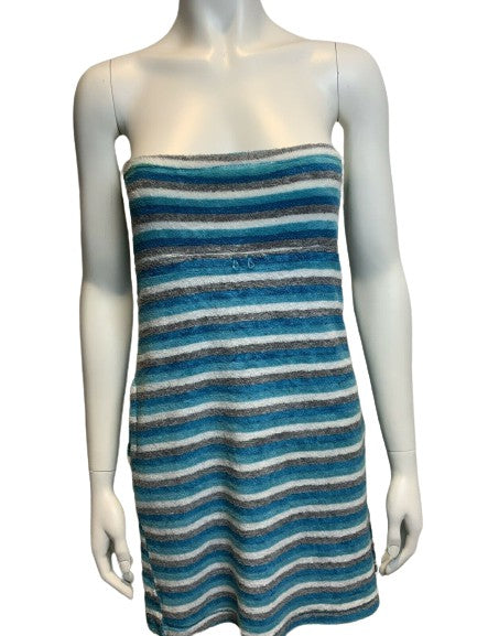 Ella Moss Stripped Mini Beach Cover Up Summer Dress Size XS Ladies