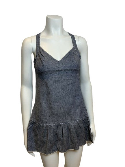 MOST WANTED Kristina Ti Denim Jeans Mini Dress Size US 0 UK 4 XXS ladies