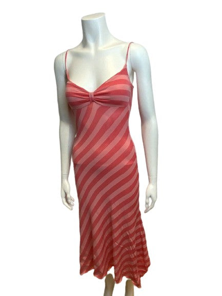 Ella Moss Stripped Prima Cotton Pink Summer Skirt Size XS ladies