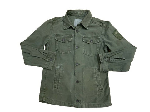ZARA Khaki Army Boys Jacket Size 7-8 Years 128 cm children