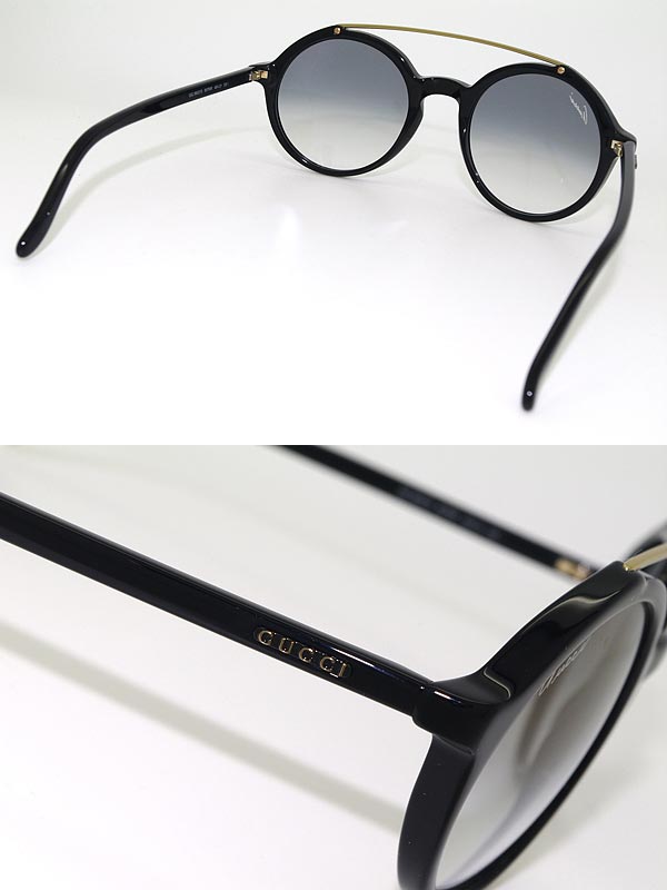 Gucci GG 3602 S GG3602/S Round Sunglasses Black Runaway Unisex