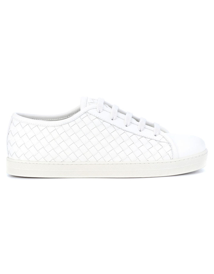 Bottega Veneta Intrecciato leather sneakers trainers Size 37 US 7 UK 4 €928 ladies