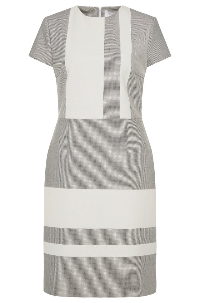 HUGO BOSS Hermely Striped Dress D 38 UK 10 US 6 I 42 ladies