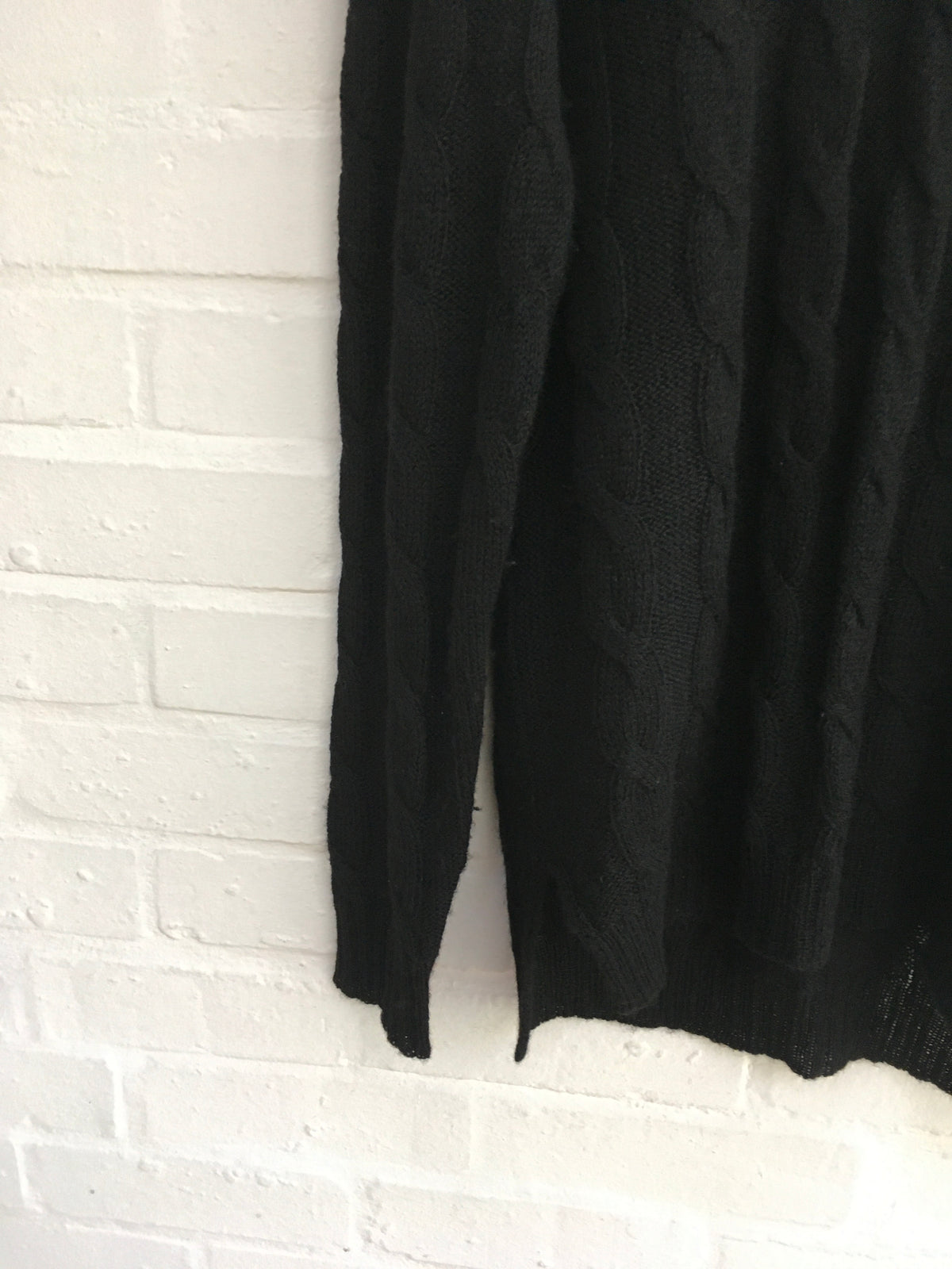 MAISON MARTIN MARGIELA WOOL & ALPACA THIN CABLE KNIT JUMPER SWEATER L LARGE men