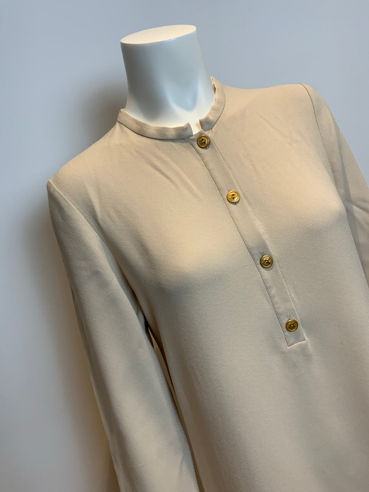 Jaleo Beige Silk Blend Midi Tunic Dress SOLD OUT Size M medium ladies