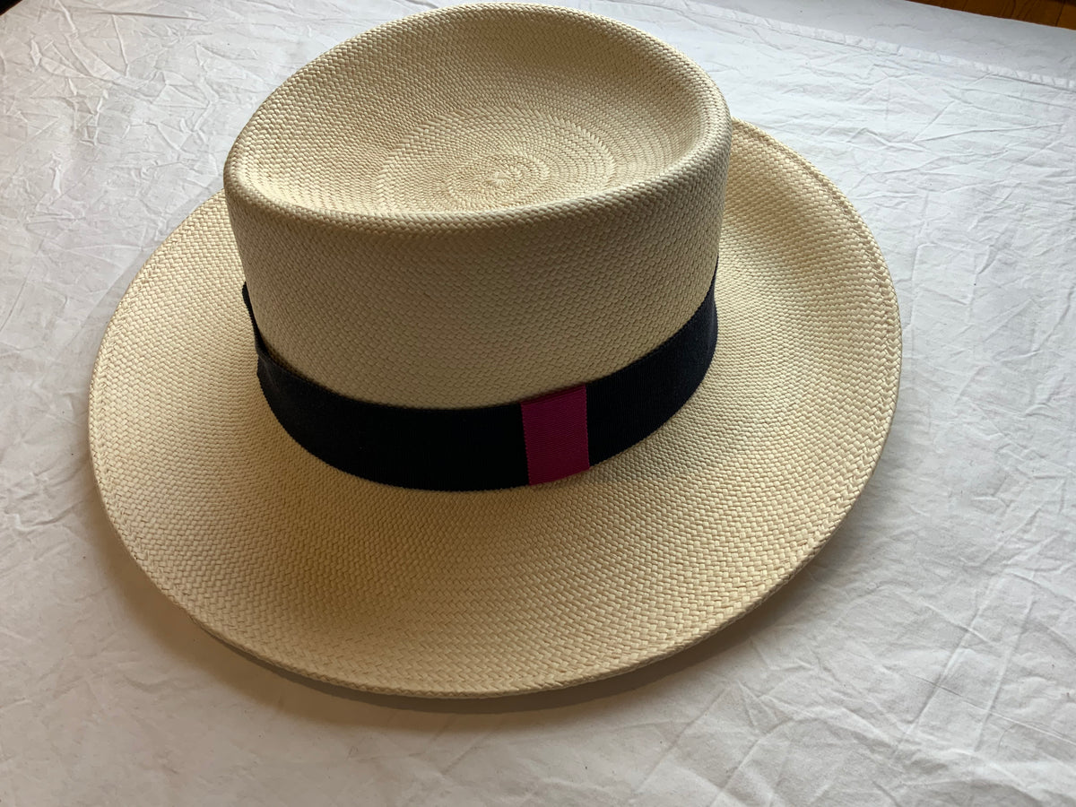 La Cerise Sur Le Chapeau - Natural Straw Hat Size 56 ladies