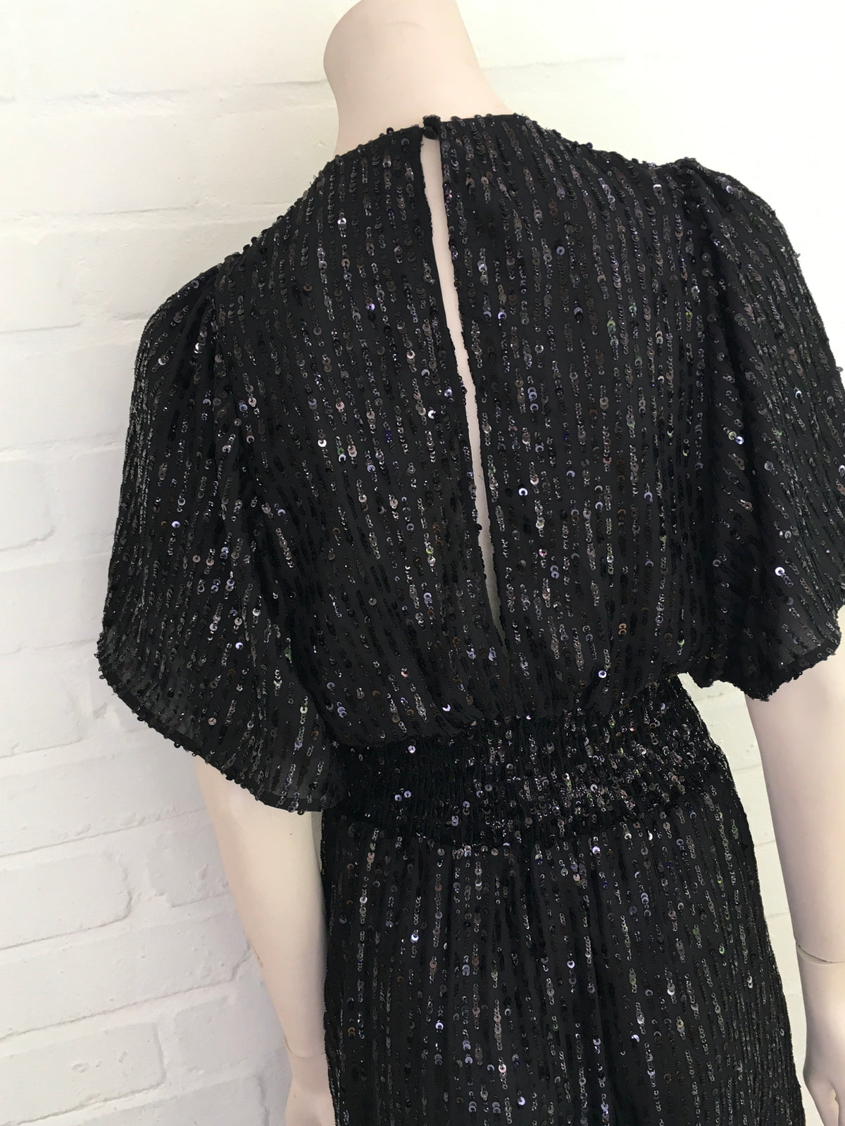 MAJE Sequin-embellished midi dress Size 3 L large ladies