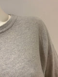 ME+EM Lofty Pure Cashmere Curved Hem Pullover Jumper Sweater Size 10 US 6 ladies