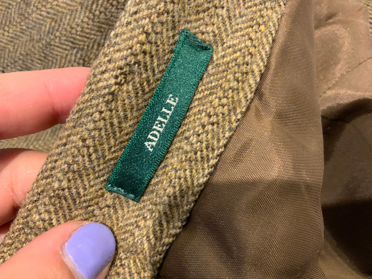 Ralph Lauren Lauren Adelle Brown Wool Pants Trousers Size US 8 UK 12 L LARGE ladies